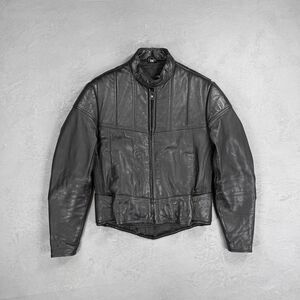 Vintage Vetter by Rex Marsee Black Leather Biker Jacket Sz. 42, Fits M